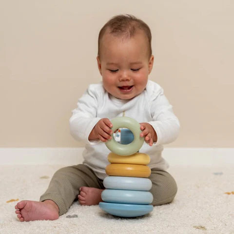 Πυραμίδα Ταξινόμησης Με Κρίκους Blue Little Dutch