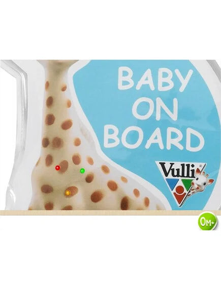 Σήμα Baby on Board Με Φωτάκια Sophie La Girafe