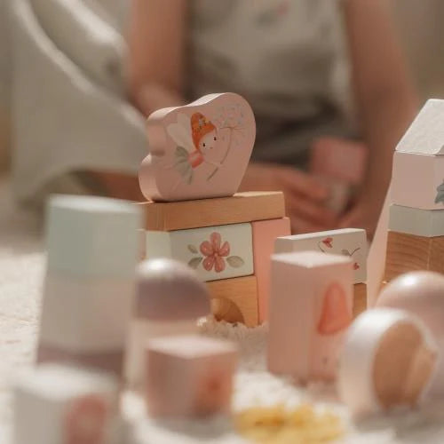 Σετ Ξύλινα Τουβλάκια Fairy Garden Little Dutch