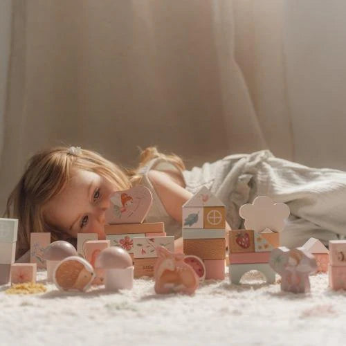 Σετ Ξύλινα Τουβλάκια Fairy Garden Little Dutch