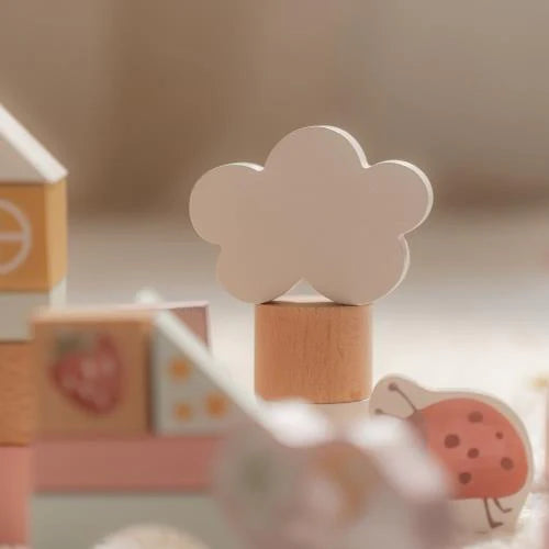 Σετ Ξύλινα Τουβλάκια Fairy Garden Little Dutch