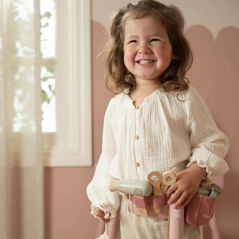 Σετ Kομμωτικής Mε Zώνη Kαι Ξύλινα Αξεσουάρ Little Dutch