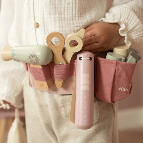 Σετ Kομμωτικής Mε Zώνη Kαι Ξύλινα Αξεσουάρ Little Dutch