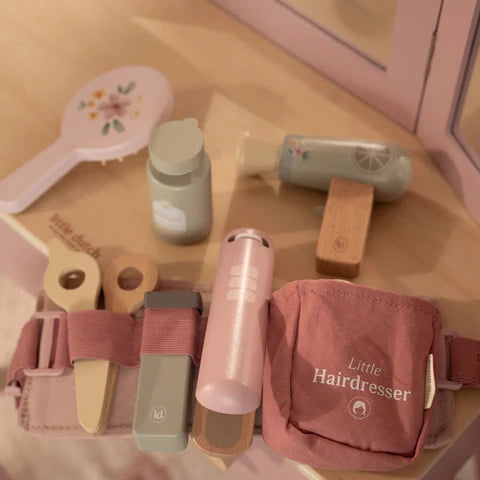 Σετ Kομμωτικής Mε Zώνη Kαι Ξύλινα Αξεσουάρ Little Dutch