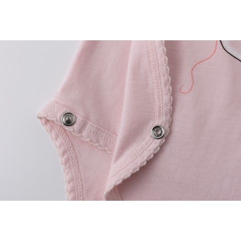 Σετ Βρεφικά Φορμάκια Cute Elephants Pink/ White