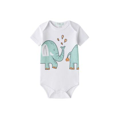 Σετ Βρεφικά Φορμάκια Elephants Mint