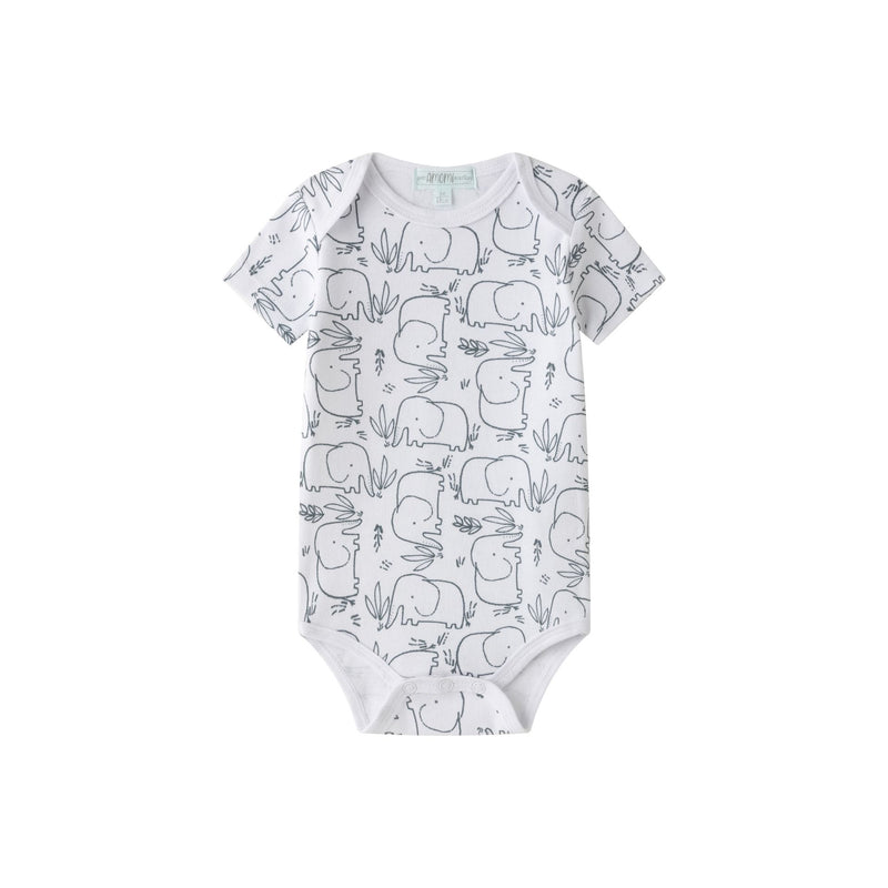 Σετ Βρεφικά Φορμάκια Elephants Mint