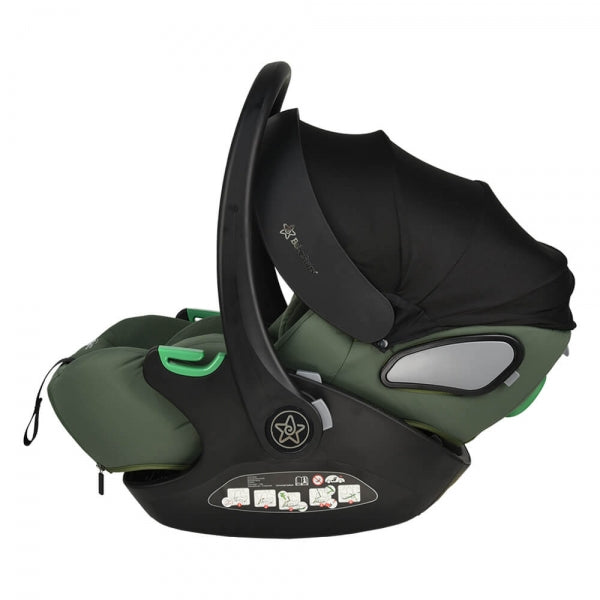Κάθισμα Αυτοκινήτου Με Ανάκληση Baby Forest Green i-Size 40-87cm BebeStars