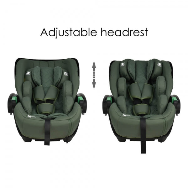 Κάθισμα Αυτοκινήτου Με Ανάκληση Baby Forest Green i-Size 40-87cm BebeStars
