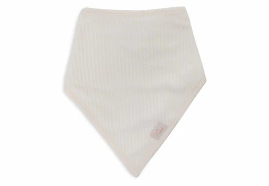Σαλιάρα Μπαντάνα Velvet Rib Wild Rose/Ivory 2τμχ