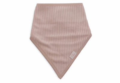 Σαλιάρα Μπαντάνα Velvet Rib Wild Rose/Ivory 2τμχ