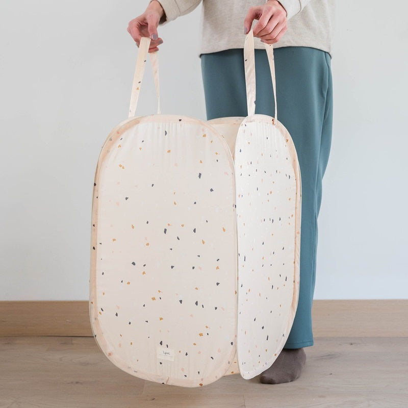 Καλάθι για τα Άπλυτα Terrazzo Beige