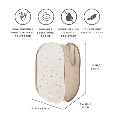 Καλάθι για τα Άπλυτα Terrazzo Beige