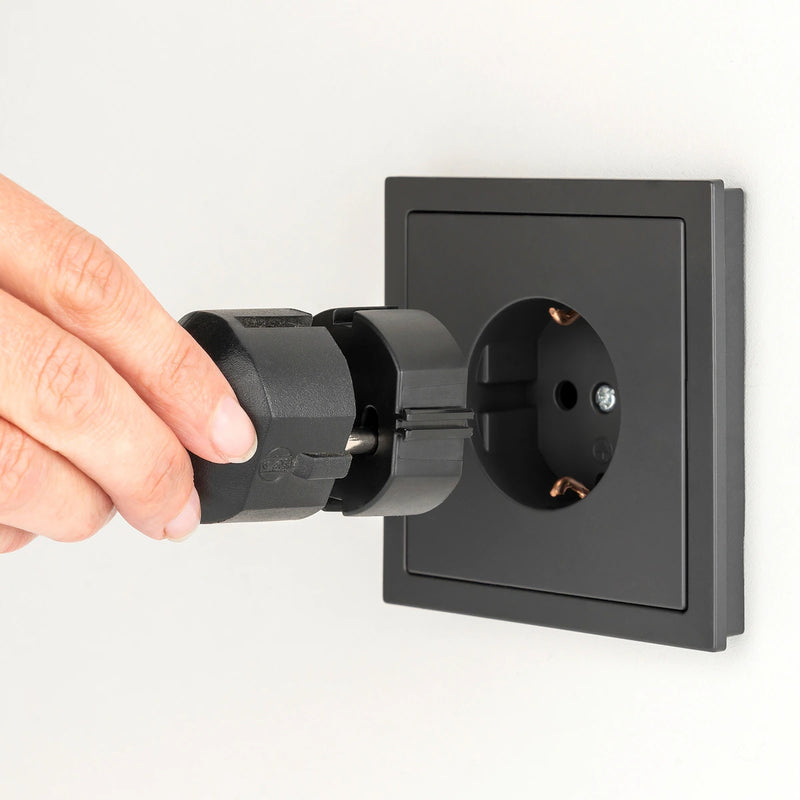 Κάλυμμα Πρίζας Μαύρο 5τμχ