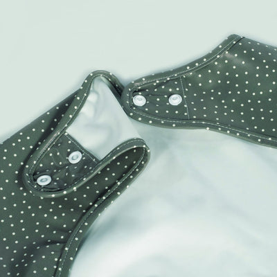 Αδιάβροχη Σαλιάρα-Ποδιά με Μανίκια Poppy Mouse Olive