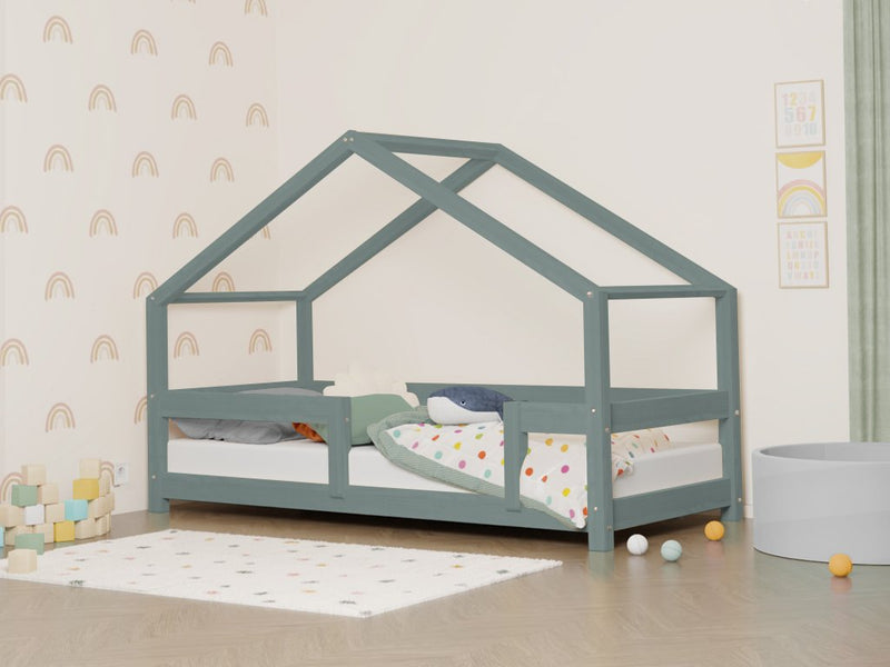 Παιδικό Κρεβάτι Σπιτάκι Μοντεσσόρι Ημίδιπλο Lisa