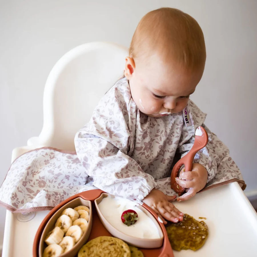 Σαλιάρα Fleur de Jardin Rose Cover & Catch