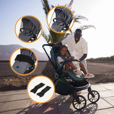 Βρεφικό Καρότσι Mika Plus Green Olive Lionelo