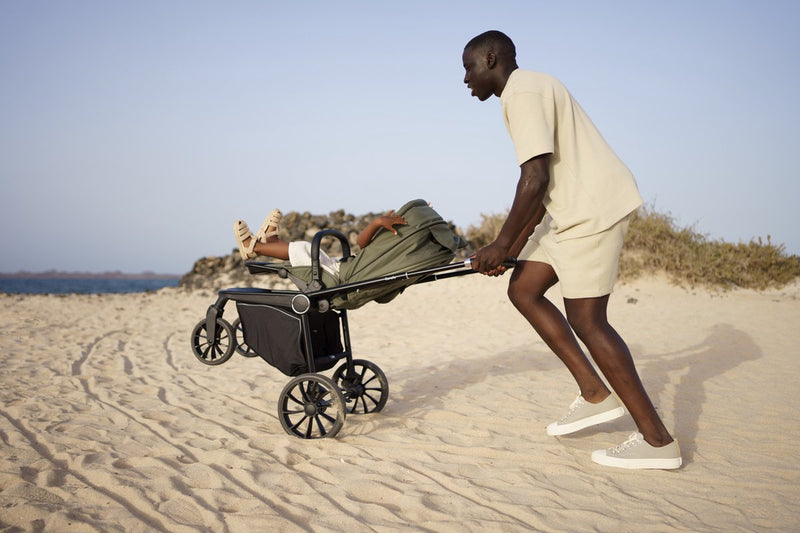 Βρεφικό Καρότσι Mika Plus Green Olive Lionelo