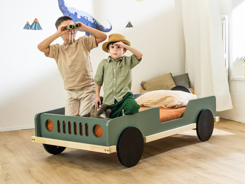 Παιδικό Κρεβάτι Jeep 80x160cm - 10% Έκπτωση στο Στρώμα