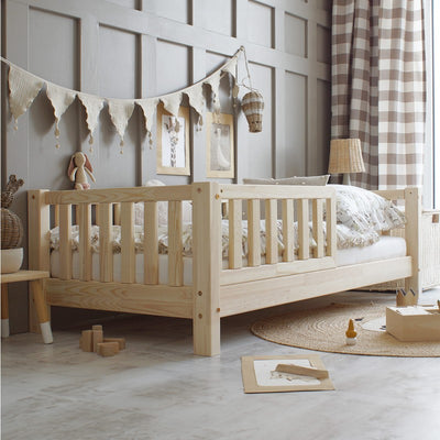 Παιδικό Κρεβάτι Basic Love από Φυσικό ξύλο 200x100cm ( 10εκ ποδαράκι) - 10% Έκπτωση Στο Στρώμα
