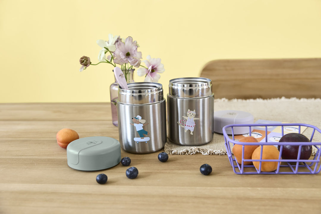 Ανοξείδωτο Θερμός Φαγητού Tiny Team Cat