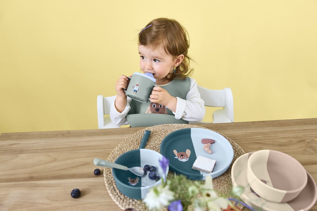 Εκπαιδευτικό Ποτηράκι Με Διπλό Χερούλι Tiny Team Dog