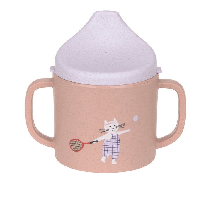 Εκπαιδευτικό Ποτηράκι Με Διπλό Χερούλι Tiny Team Cat