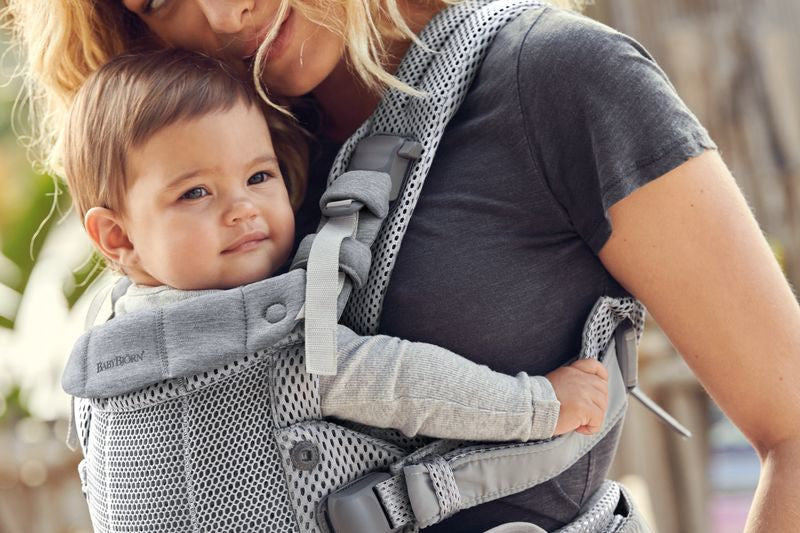 Μάρσιπος Babybjorn Mesh Harmony Silver