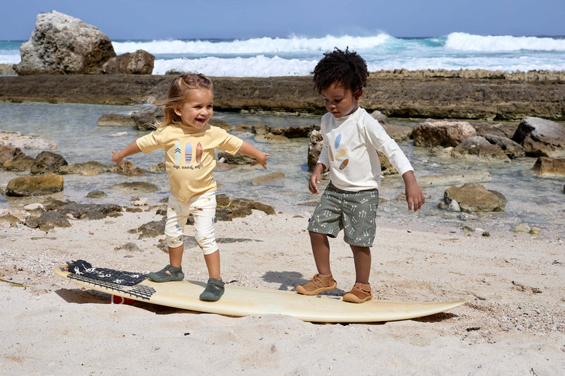Αντιηλιακό Μπλουζάκι Θαλάσσης UV Surfboards Vanilla 19-24m