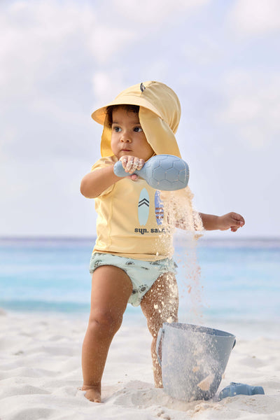 Αντιηλιακό Μπλουζάκι Θαλάσσης UV Surfboards Vanilla 19-24m