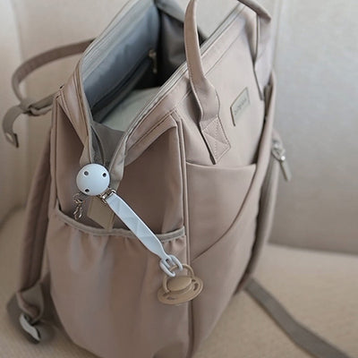 Κλιπ Πιπίλας Σιλικόνης Baby Pink 0+m