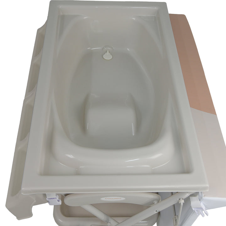 Βρεφικό Μπανάκι με Αλλαξιέρα Coolness Leaf Mocha BebeStars