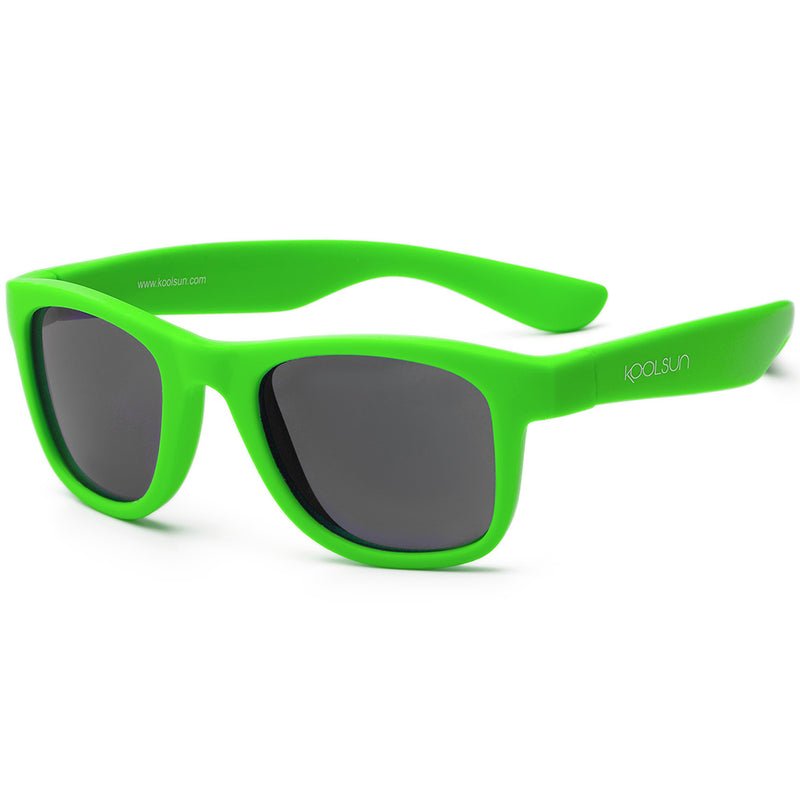 Koolsun Γυαλιά Ηλίου Wave Neon Green Wayfarer 1- 5 Ετών