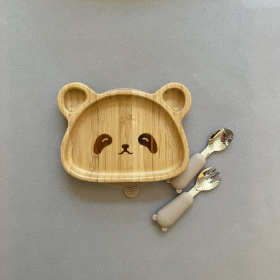 Πιατάκι Οικολογικό Bamboo Με Aντιολισθητική Bάση Panta