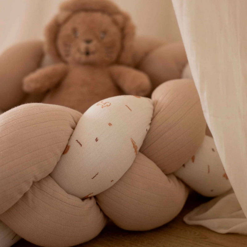 Τριπλή Πάντα Πλεξούδα Tam Tam Ecru/ Beige