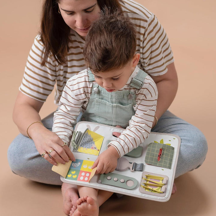Βρεφικό Παιχνίδι Buckle Board από Ύφασμα 18+m