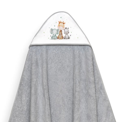 Σετ Μπουρνούζι & Σαλιάρα Elefante Grey