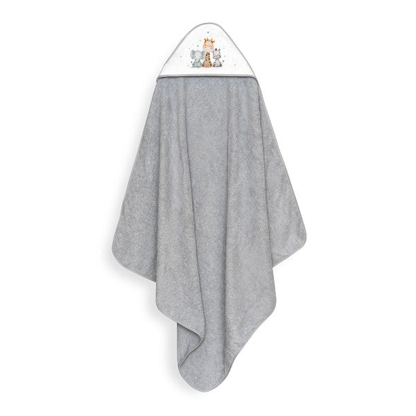 Σετ Μπουρνούζι & Σαλιάρα Elefante Grey