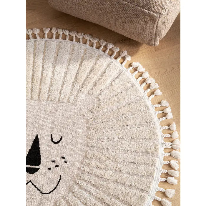 Παιδικό Χαλί Momo Cream Ø120cm