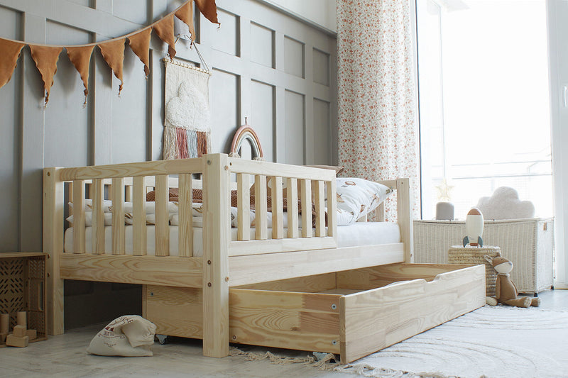 Παιδικό Κρεβάτι Basic Love Plus Με Αποθηκευτικό Χώρο / Δεύτερο Κρεβάτι - 10% Έκπτωση Στο Στρώμα