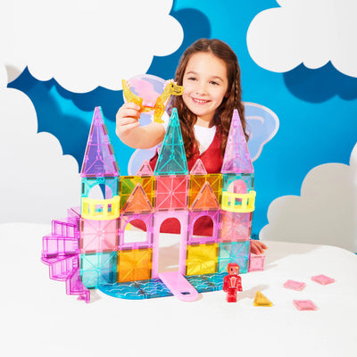 Μαγνητικό Παιχνίδι 48 Κομματιών Castle DLX Magna Tiles
