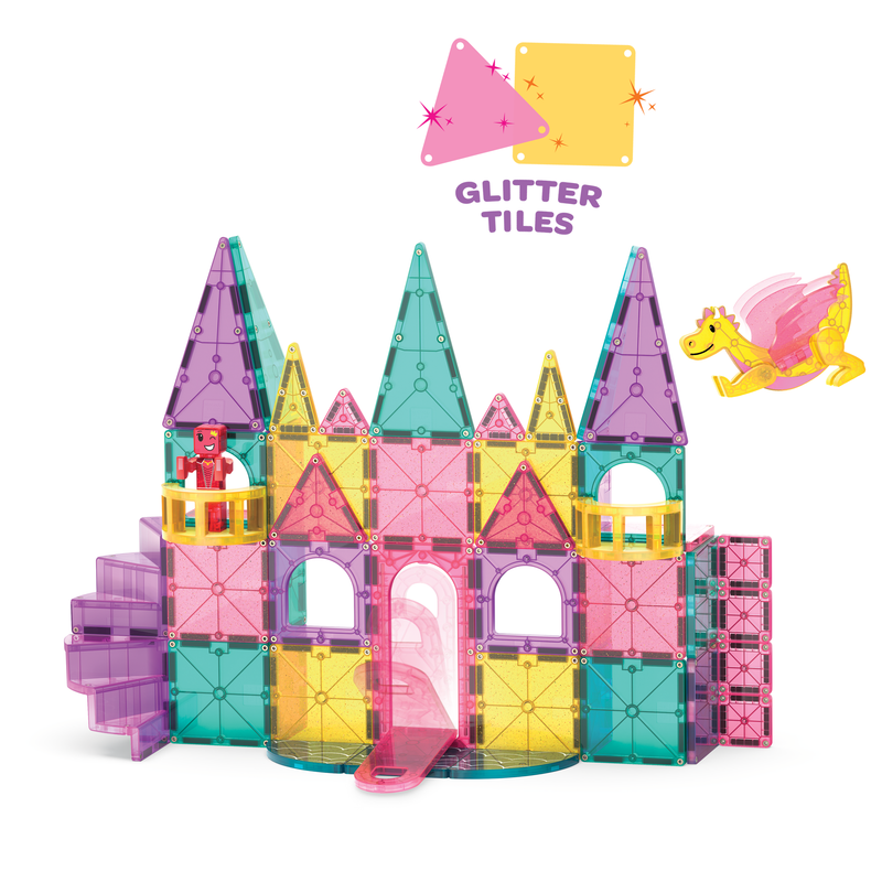 Μαγνητικό Παιχνίδι 48 Κομματιών Castle DLX Magna Tiles