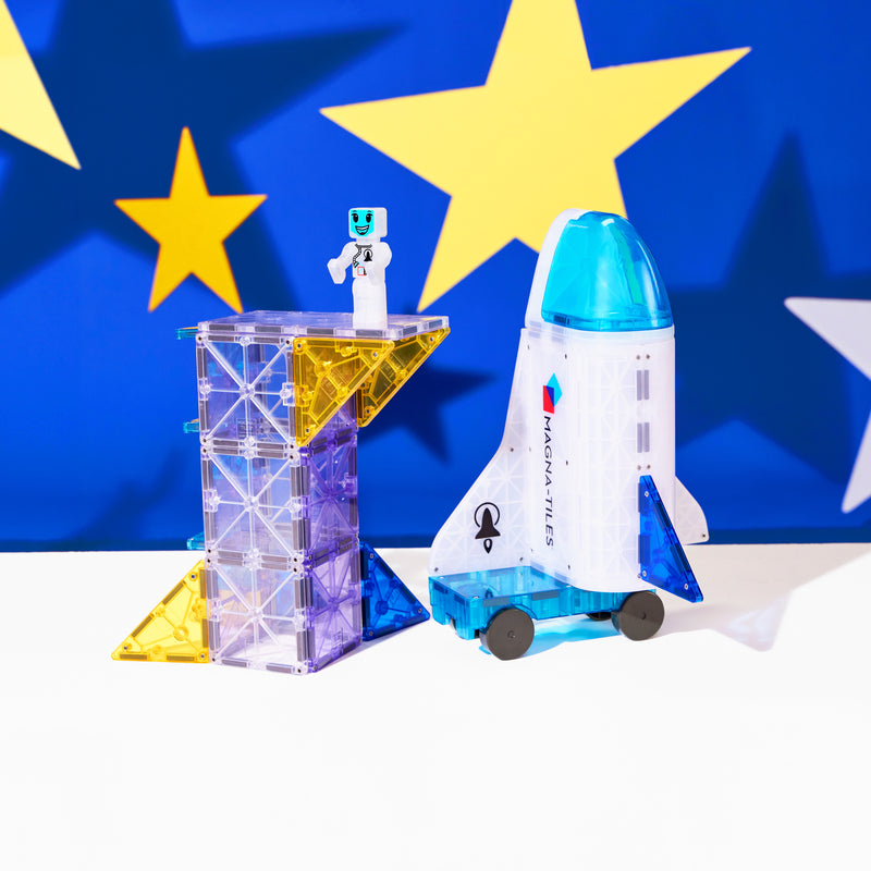 Μαγνητικό Παιχνίδι 32 Κομματιών Space Magna Tiles