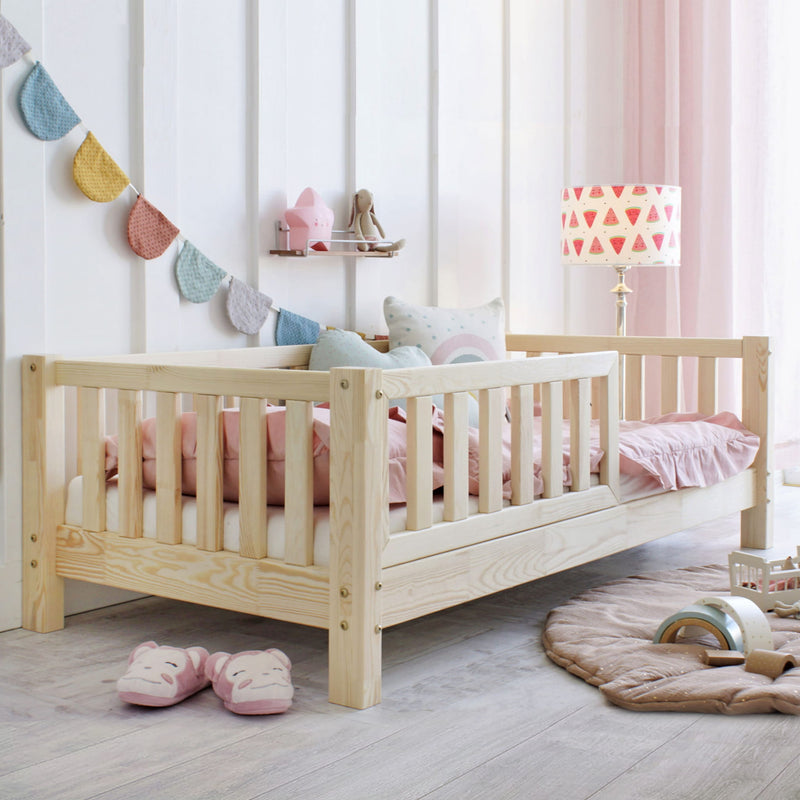 Παιδικό Κρεβάτι Basic Love από Φυσικό ξύλο 160x80cm ( 10εκ ποδαράκι) - 10% Έκπτωση Στο Στρώμα
