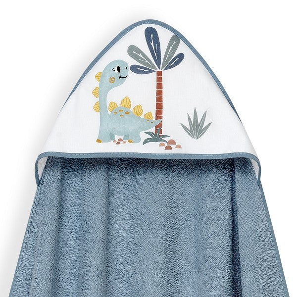 Σετ Μπουρνούζι & Καπέλο Μπάνιου Dino Petrol