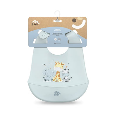 Σαλιάρα Σιλικόνης Tres Amigos Blue