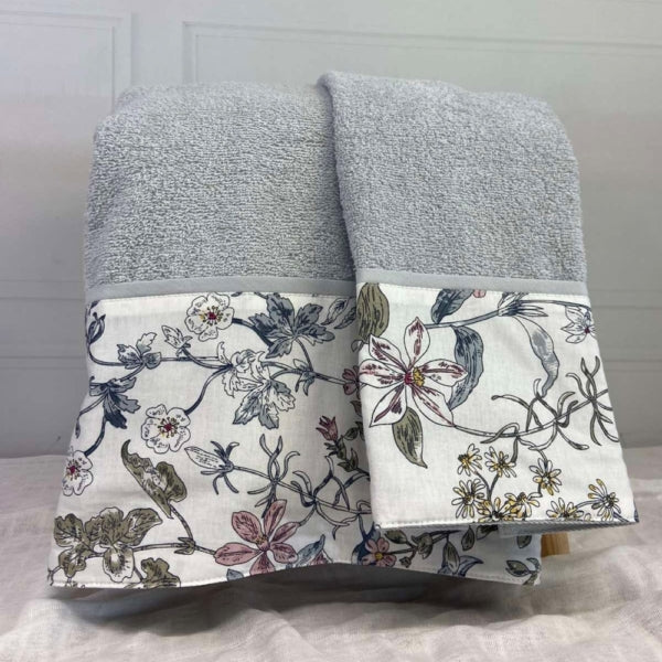 Σετ Βρεφικές Πετσέτες Flower Garden 2τμχ