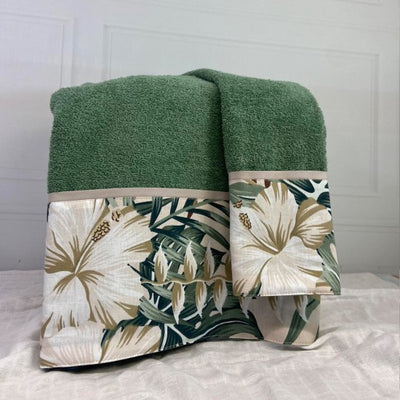 Σετ Βρεφικές Πετσέτες Tropical Leaves 2τμχ