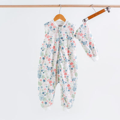 Υπνόσακος με Αφαιρούμενα Μανίκια Classic Flowers & Watermelon 1.0 tog